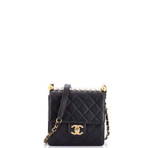 Chanel Chic Pearls Flap Bag Quilted #248046C32B